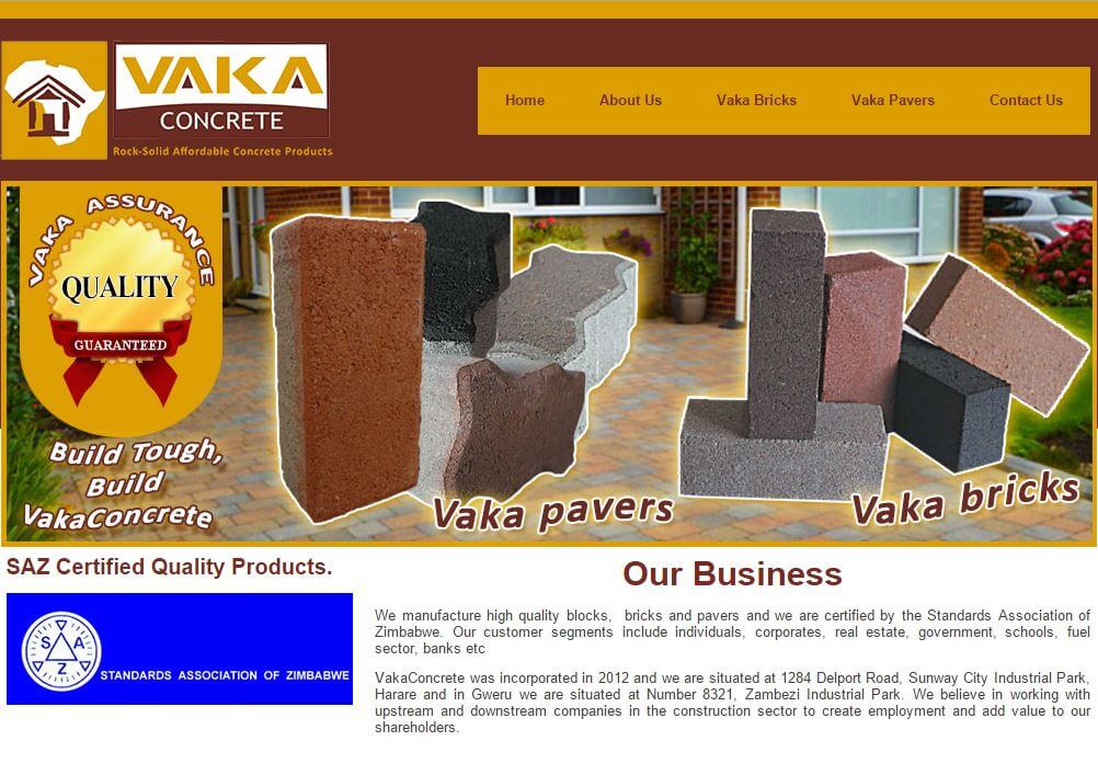vaka concrete website project